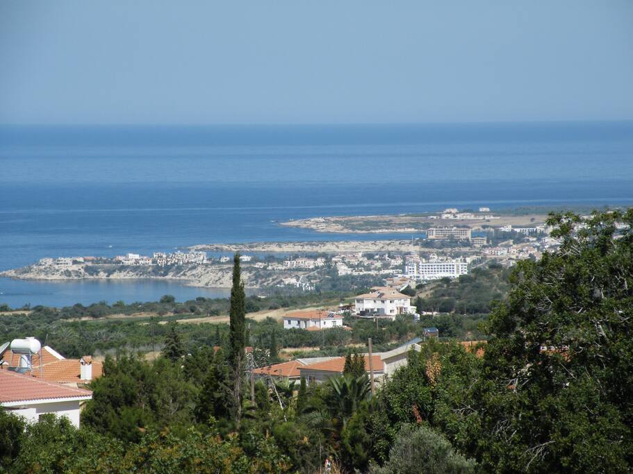 View from the private roof terrace