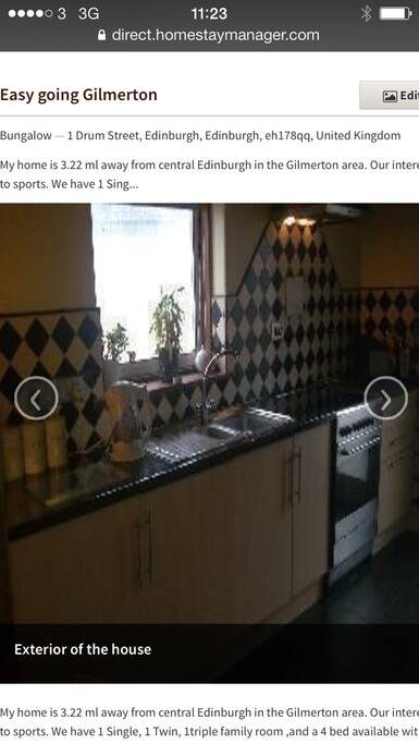 One side of the kitchen