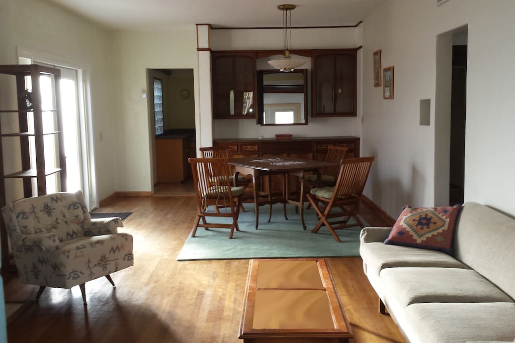 living dining great room