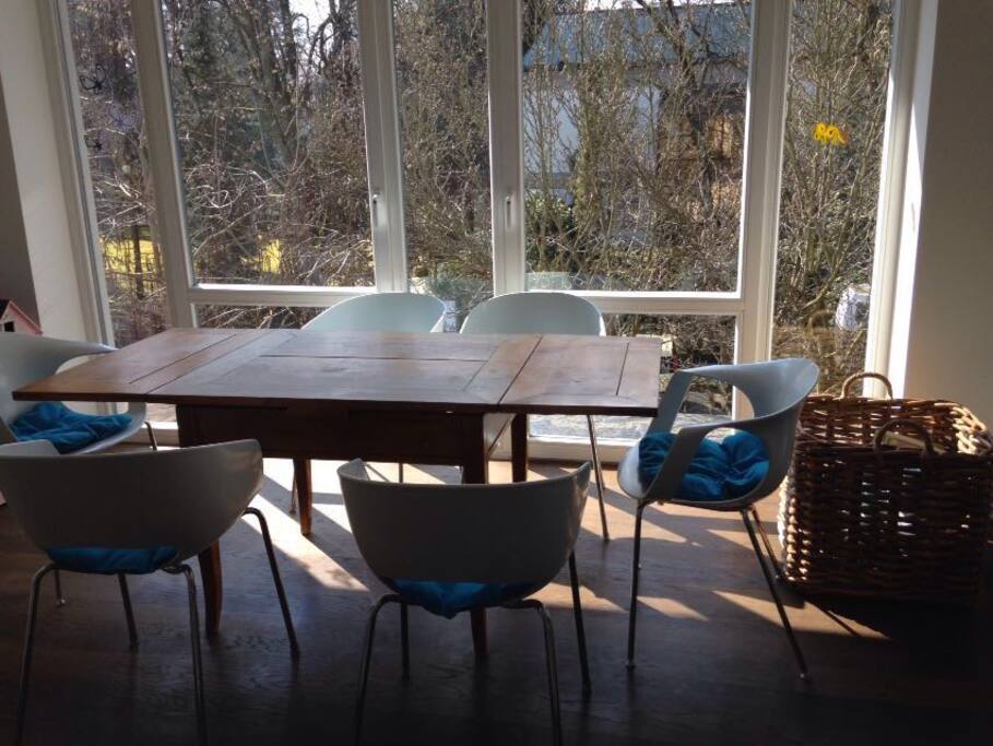 Essen mit Blick ins Grüne und das mitten in der Stadt