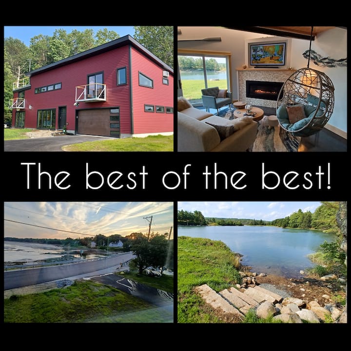 NEW luxury WATERFRONT home! ADA,roof deck, garage+