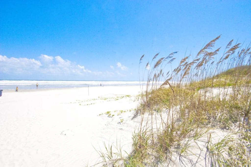 St. Augustine Beach! - Feel the warm, white sand beneath your feet as you head to shoreline. Take time and enjoy all the sensatio