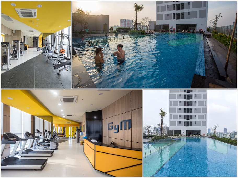Free infinity pool, luxury gym, what can be better?