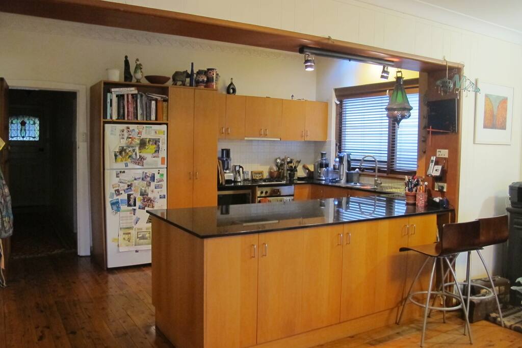 Well equipped kitchen.