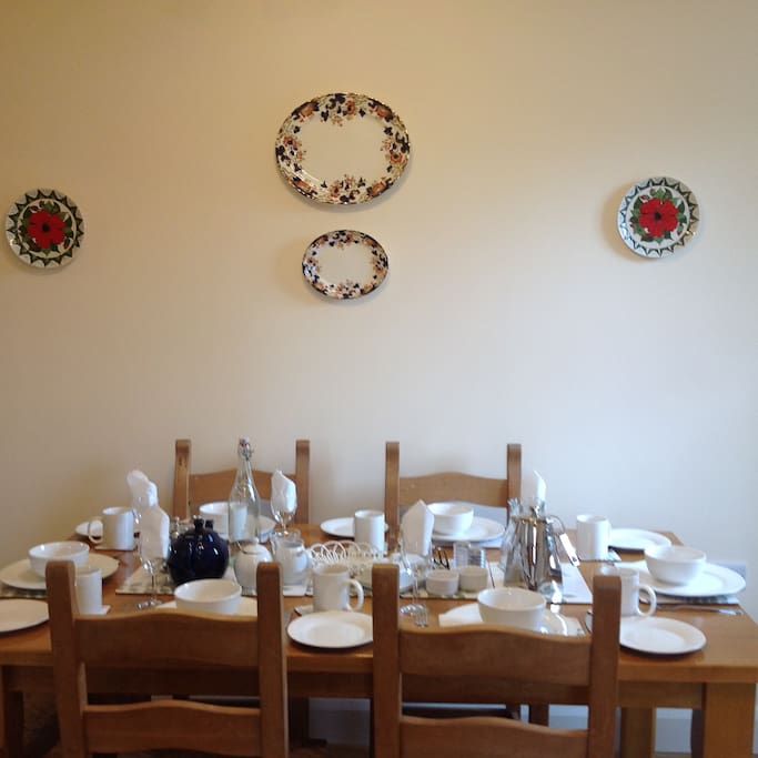 Breakfast table