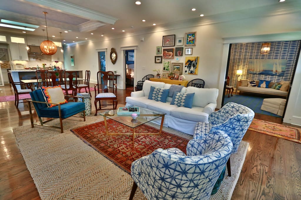 Open living room