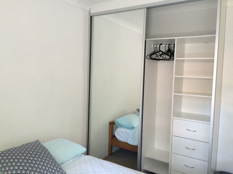 Heaps of bedroom storage!