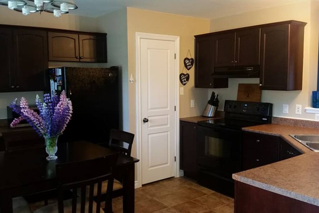 Kitchen 2017 - Pantry closet/lots of storage for groceries, recyclables. Open concept into Living Area.