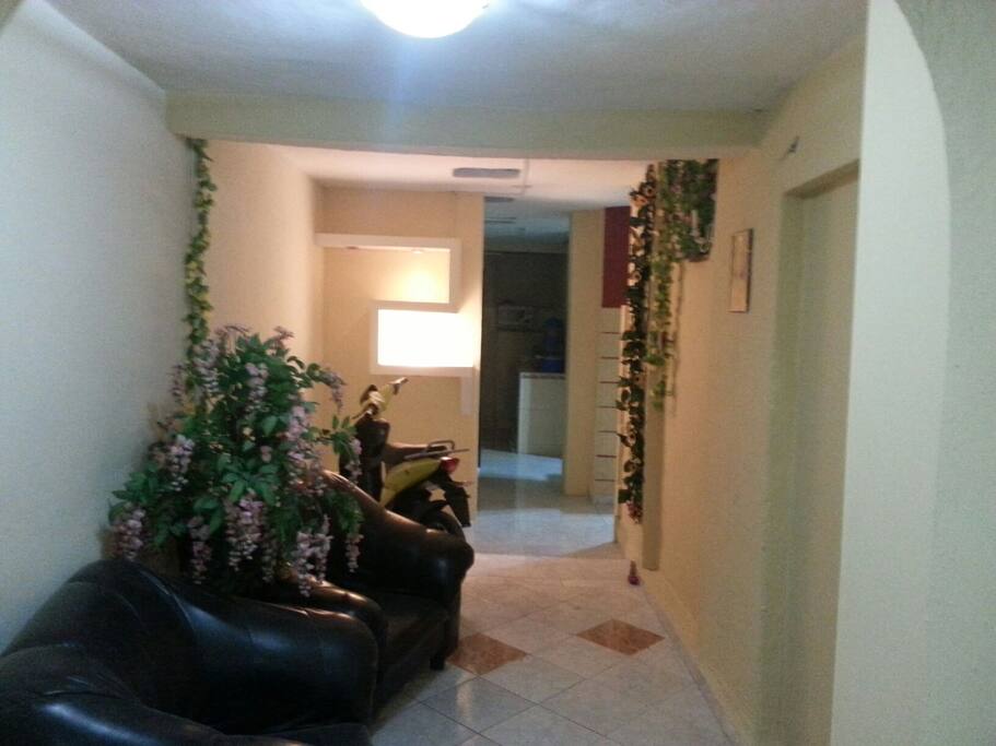 Entrance of rooms