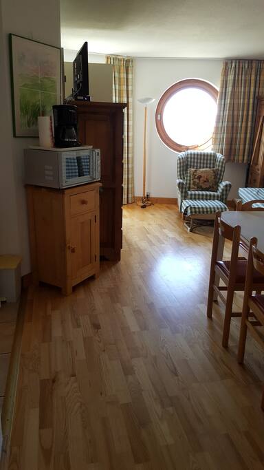 View from the kitchen area