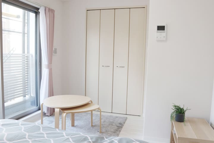 名古屋駅 徒歩13分 最大3名 Wi Fi 23平米 Kanariya House 宗華 ダブル Official Apartment In Aichi Gun Japan 1 Bedroom 1 Bathroom