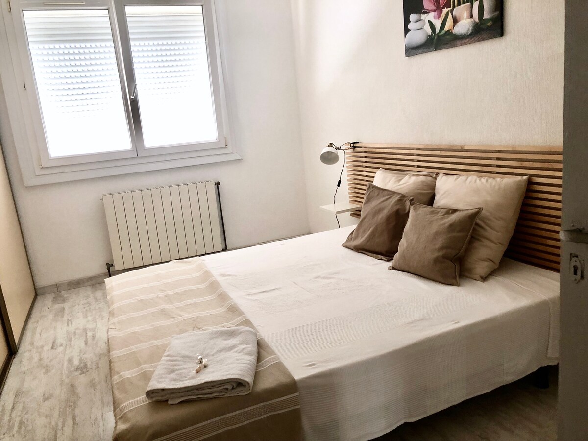 Dormitorio 1 - Cama de matrimonio o 2 camas individuales