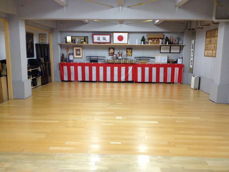 一階剣道場です。
