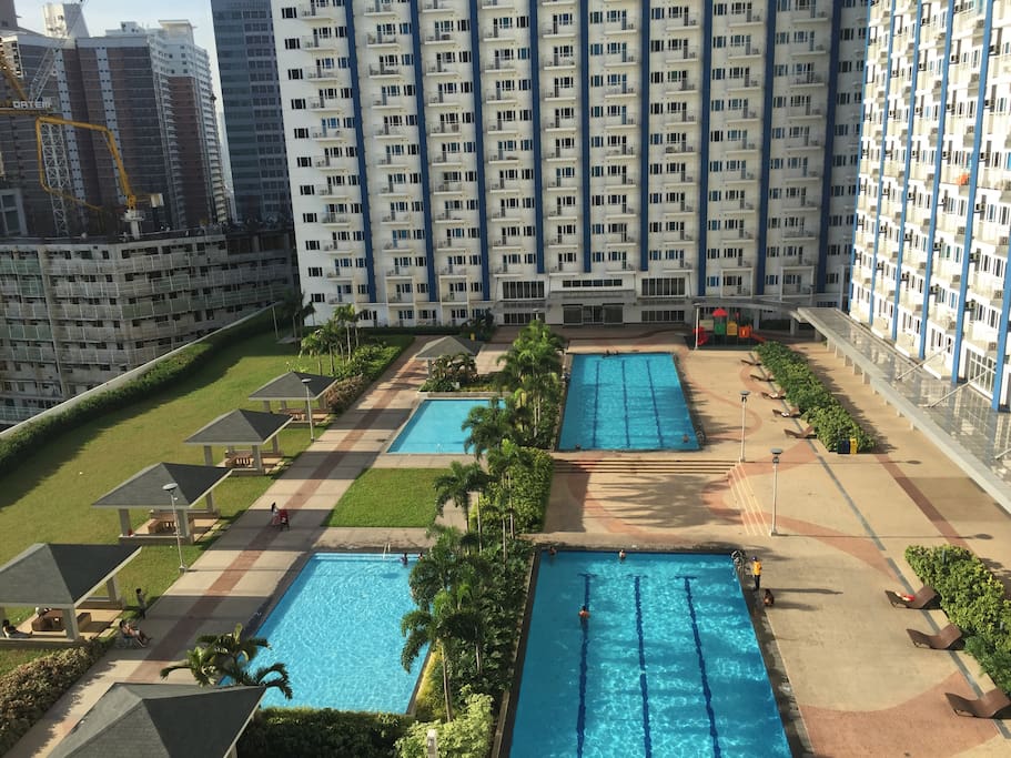 This is the view that greets you each morning that you stay in the unit.