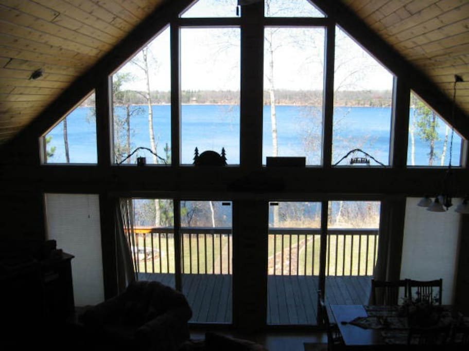 View of Lake from Lofted Master