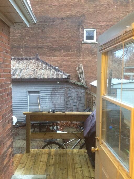 Back patio