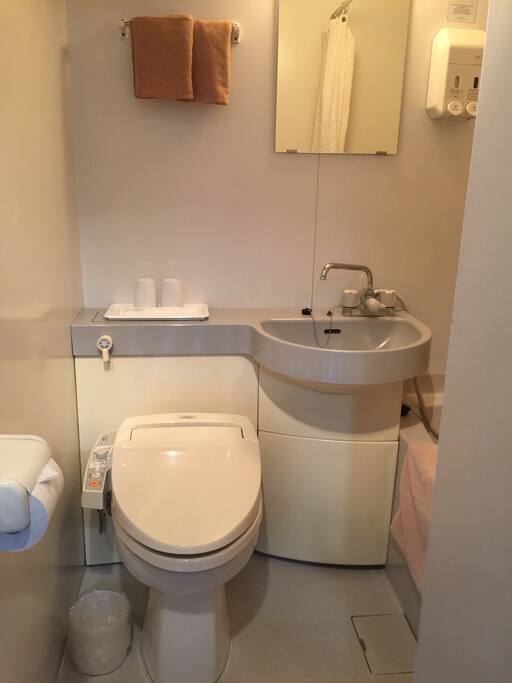 清潔なトイレです。