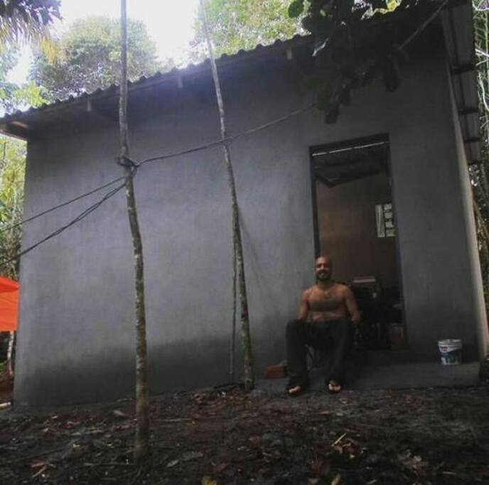A casa em si.
