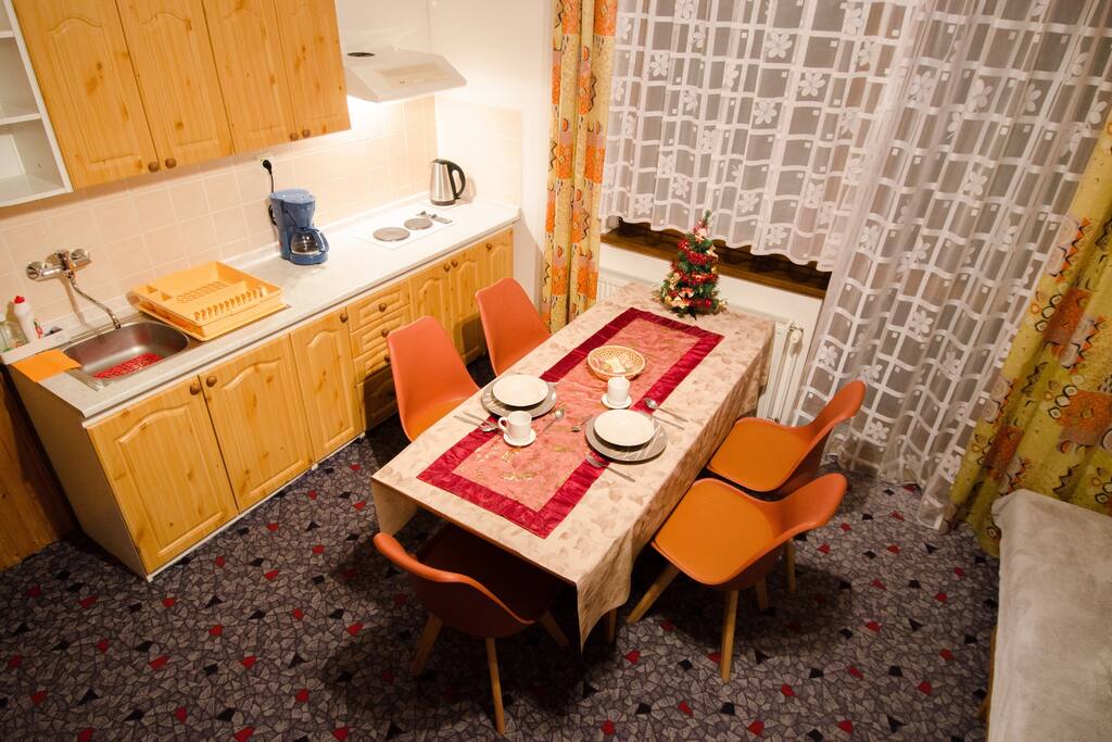 LIVINGROOM with KITCHEN and BALCONY