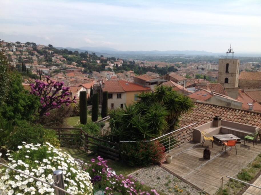 Grand jardin en terrasses