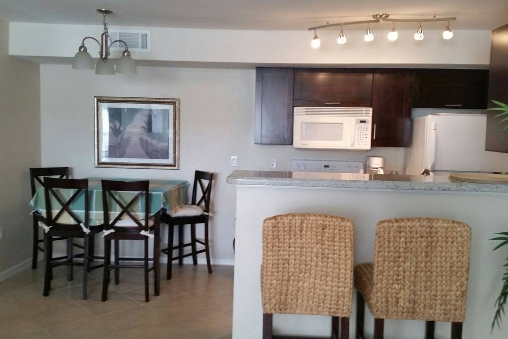 Well equipped kitchen