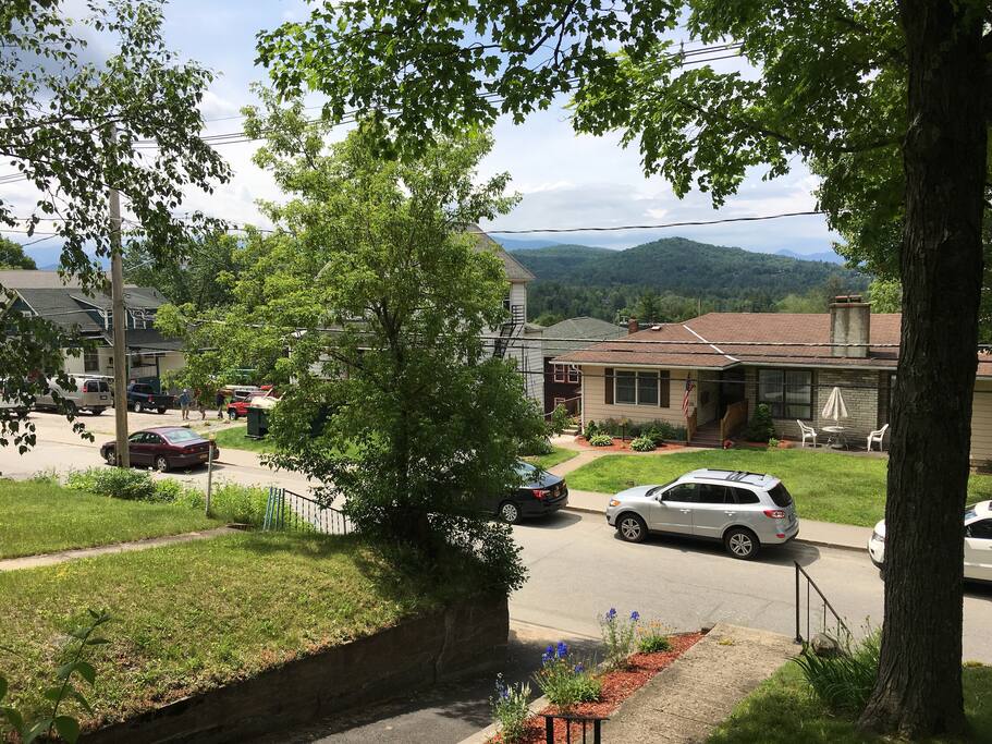 View from the front of the house