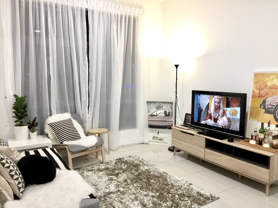 Close Up of the living area
