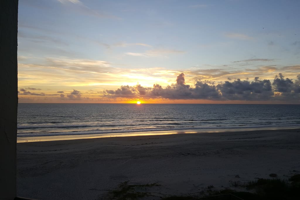 Sunrise from the balcony