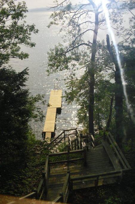 View from deck