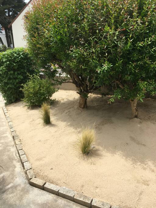 le devant de la maison
