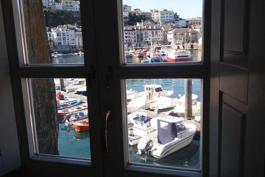 Vista del puerto desde la casa