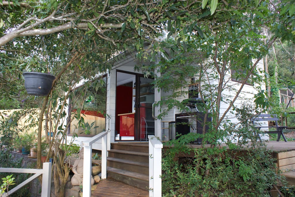 The Bungalow is set in our garden