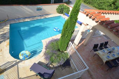Villa 3bdr, air cond., private pool.