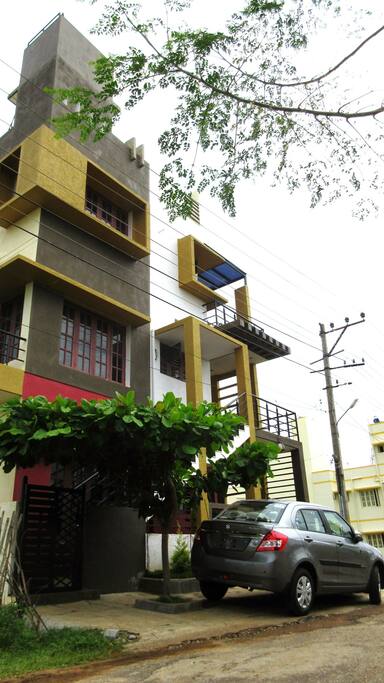 The villa. View from main road.