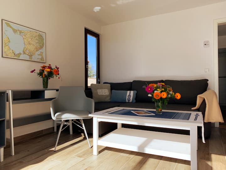 sebule yenye kitanda cha sofa