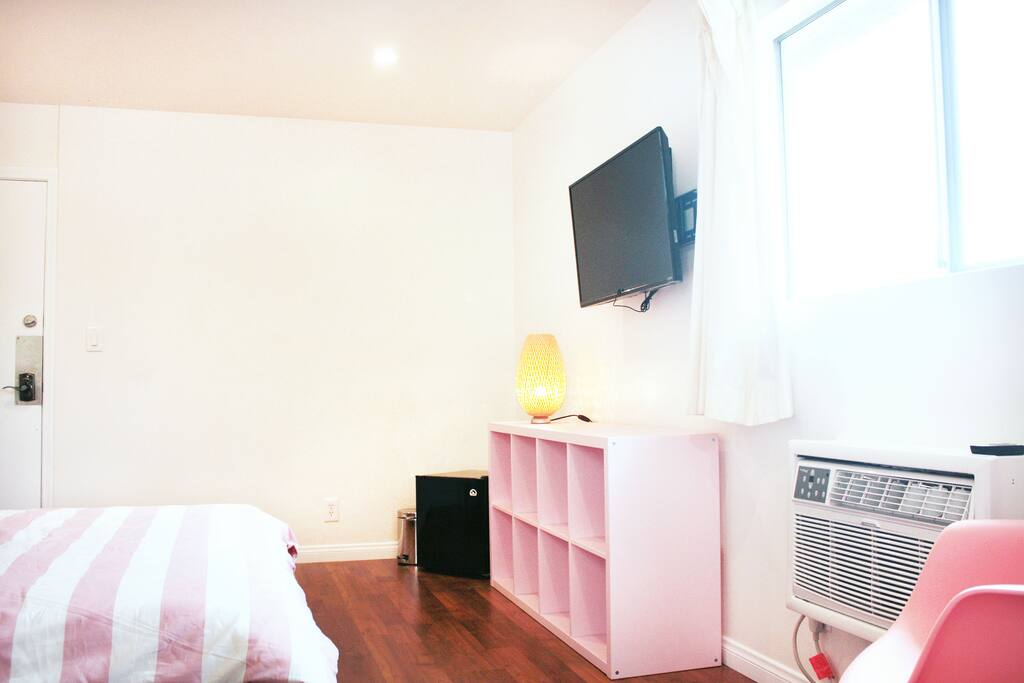 Studio Complete with Mini-Fridge & A/C