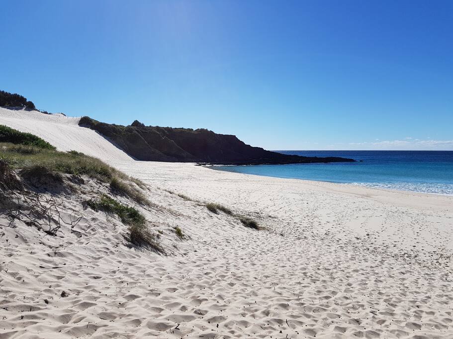 The kids will love the huge sand dune
