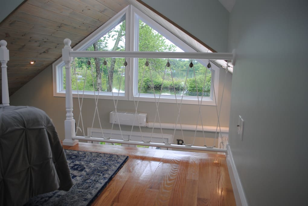 View from the loft bedroom
