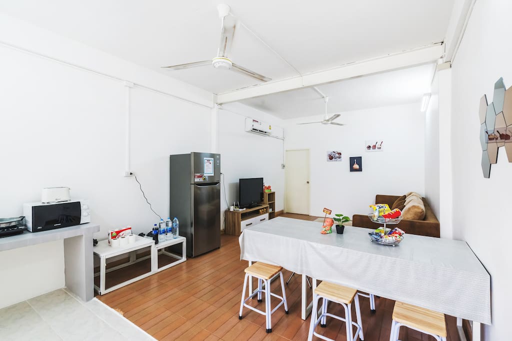 Living Area and dining table