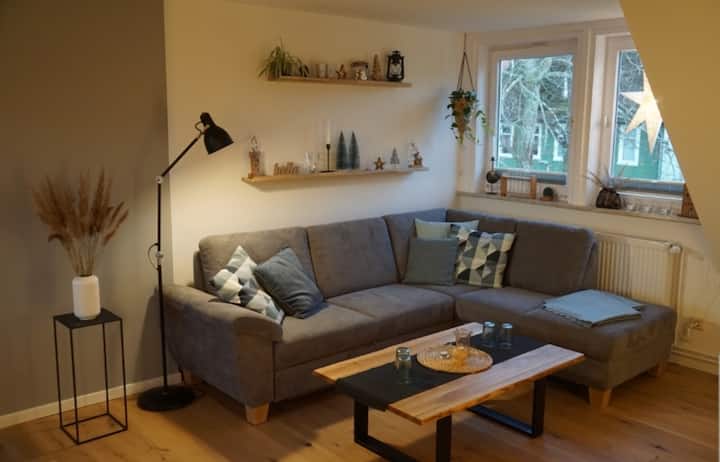 Coin canapé confortable, également utilisable comme canapé-lit (120 x 190 cm )