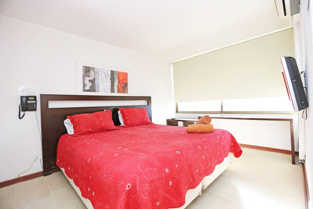 Master bedroom with A/C