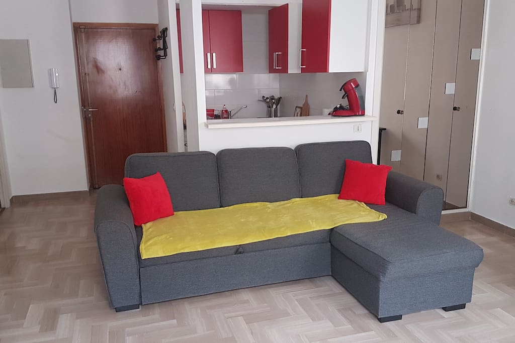 The convertible sofa