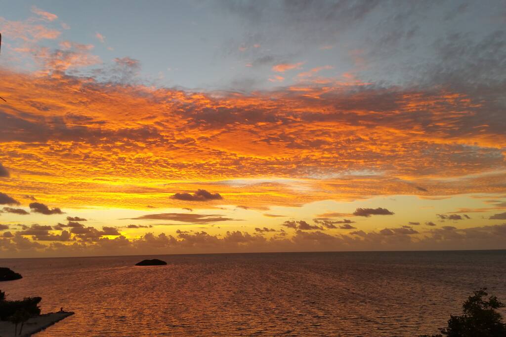 Glorious Sunrise taken from our Balcony
