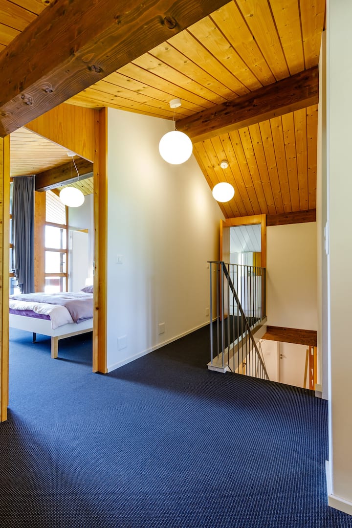 „შესანიშნავი ვილა განსაცვიფრებელი ხედებითა და შესანიშნავი საყოფაცხოვრებო პირობებით. Შესანიშნავი ადგილია ბერნის ობერლენდისა და ულამაზესი შვეიცარიის გასაცნობად “. 