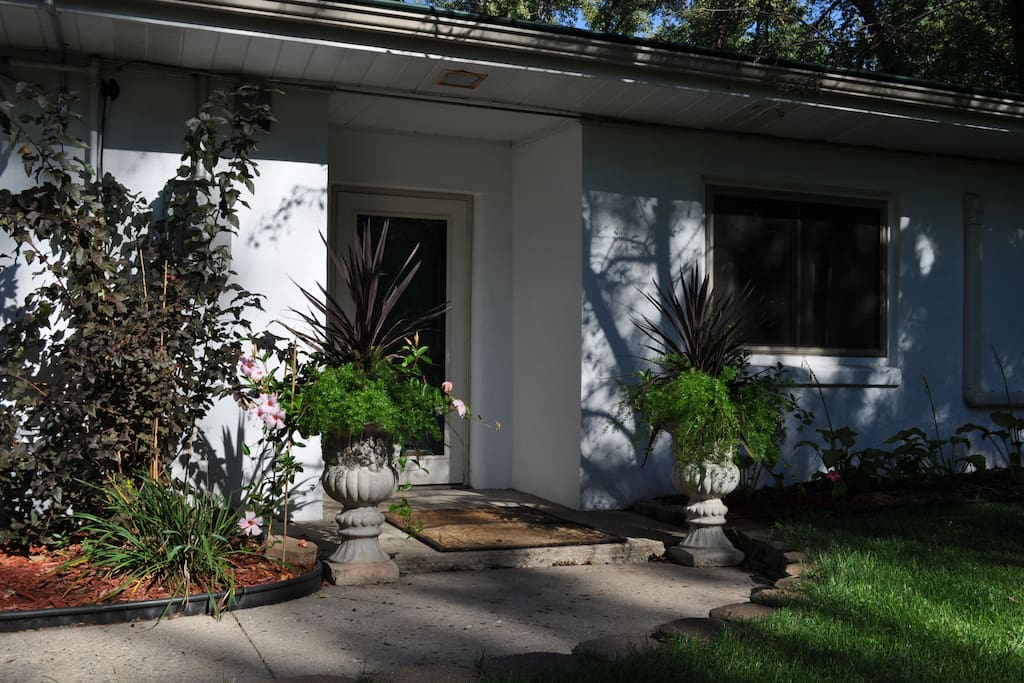 This is your entrance to the private suite.