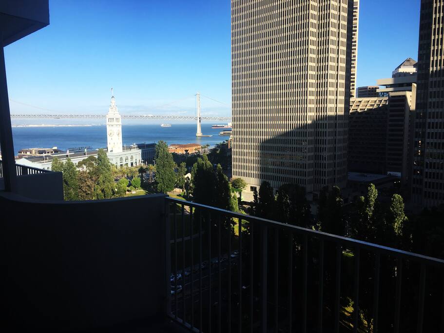 Day view from the balcony