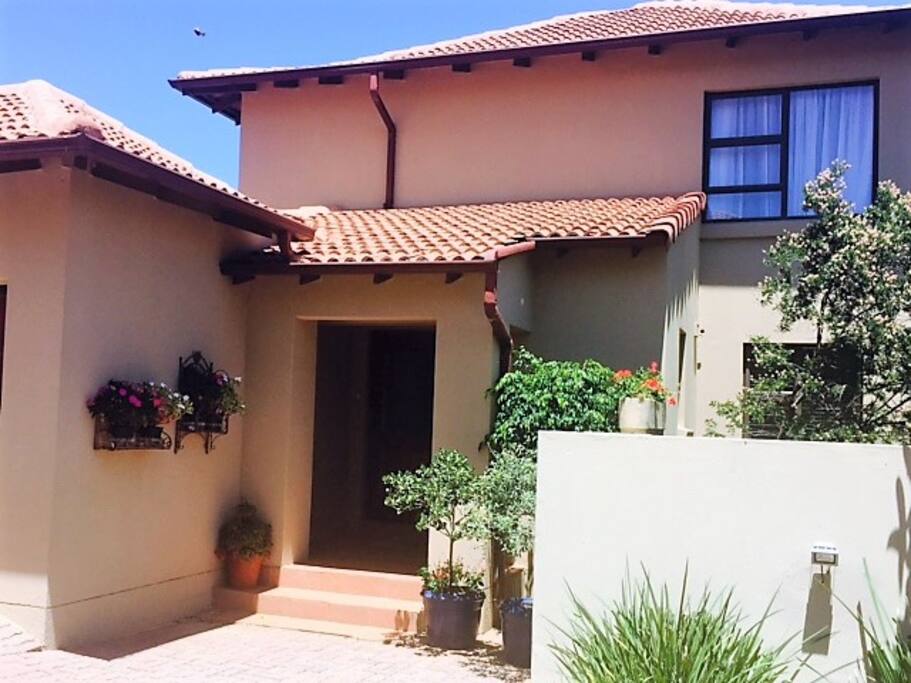 Front entrance to unit