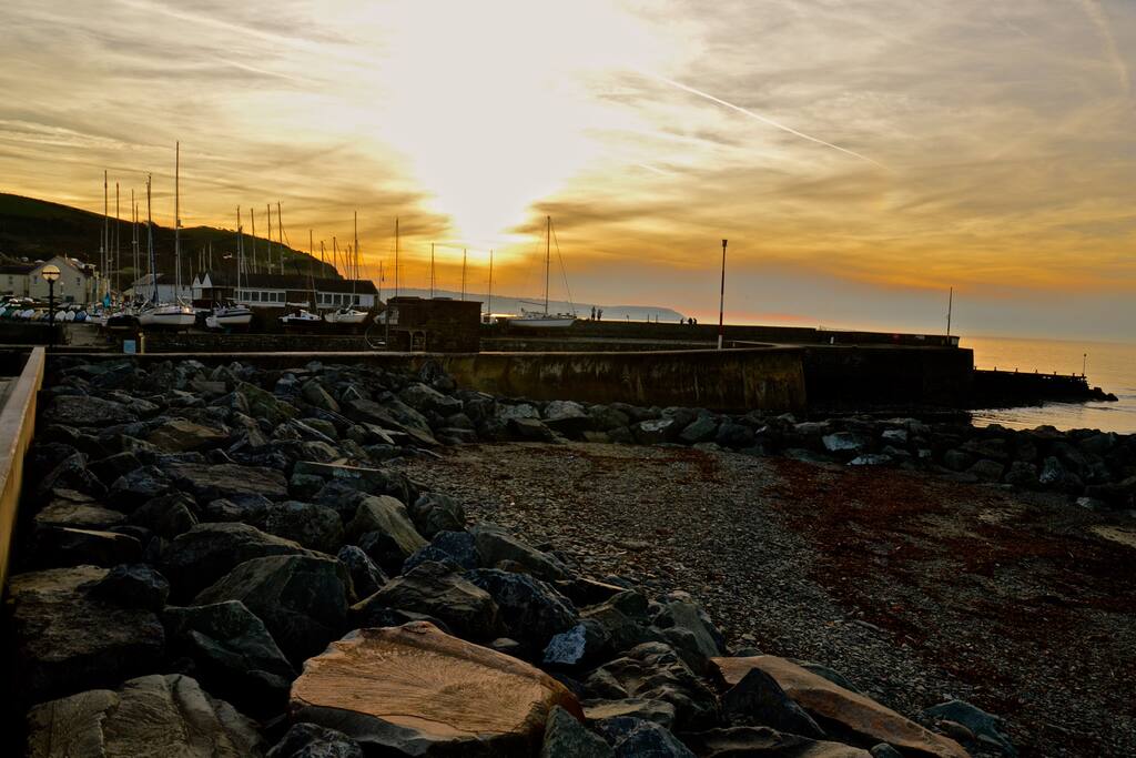Sunset at Newquay