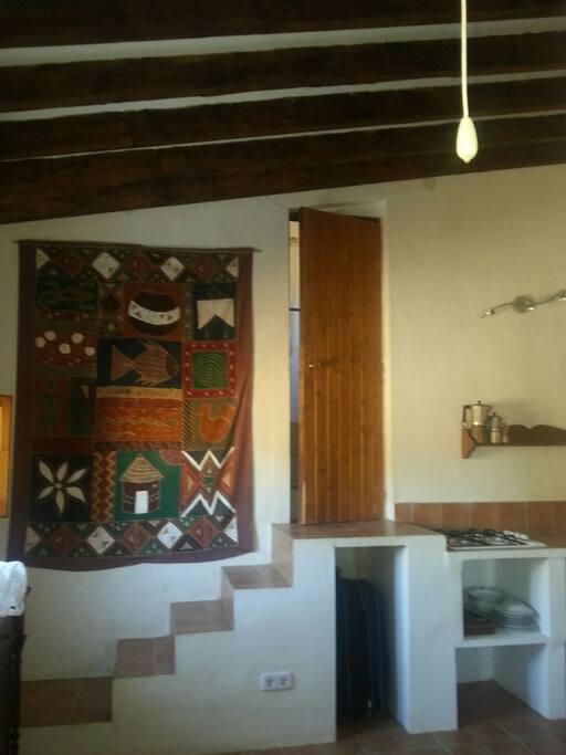 Entrance to bathroom