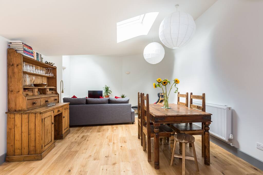 The main living/dining area